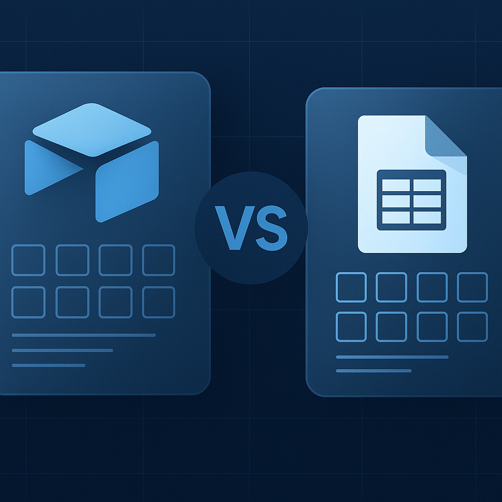 Airtable Vs Google Sheets